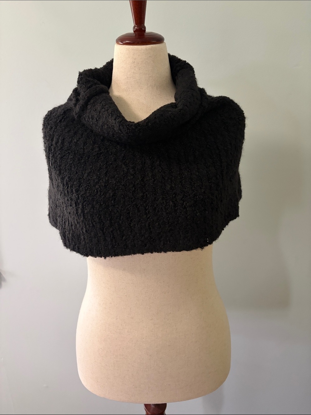 J. Jill Italian Textured Boucle Cowl Neck Scarf